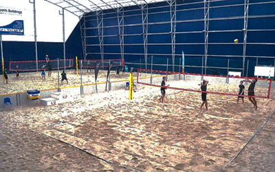 Indoor Volleyball Athletic Facility